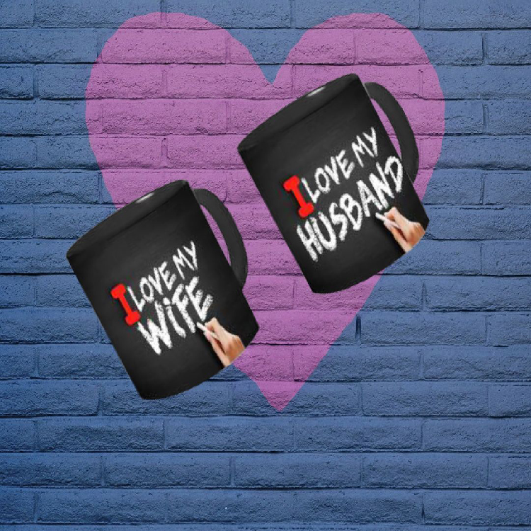 Valentine Day Gifts for Husband Wife coffee mugs (350)ml 